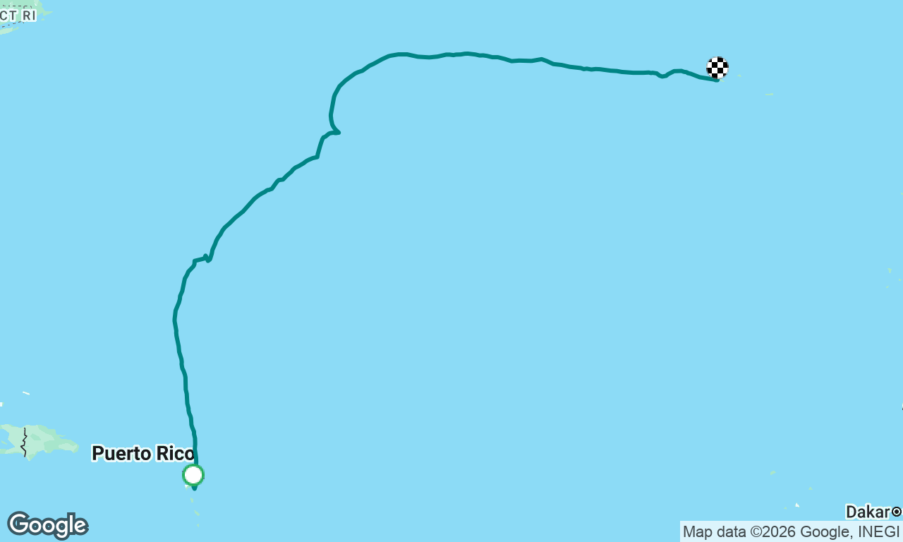 Transat Retour - 1ère Étape - Guadeloupe -> Açores 