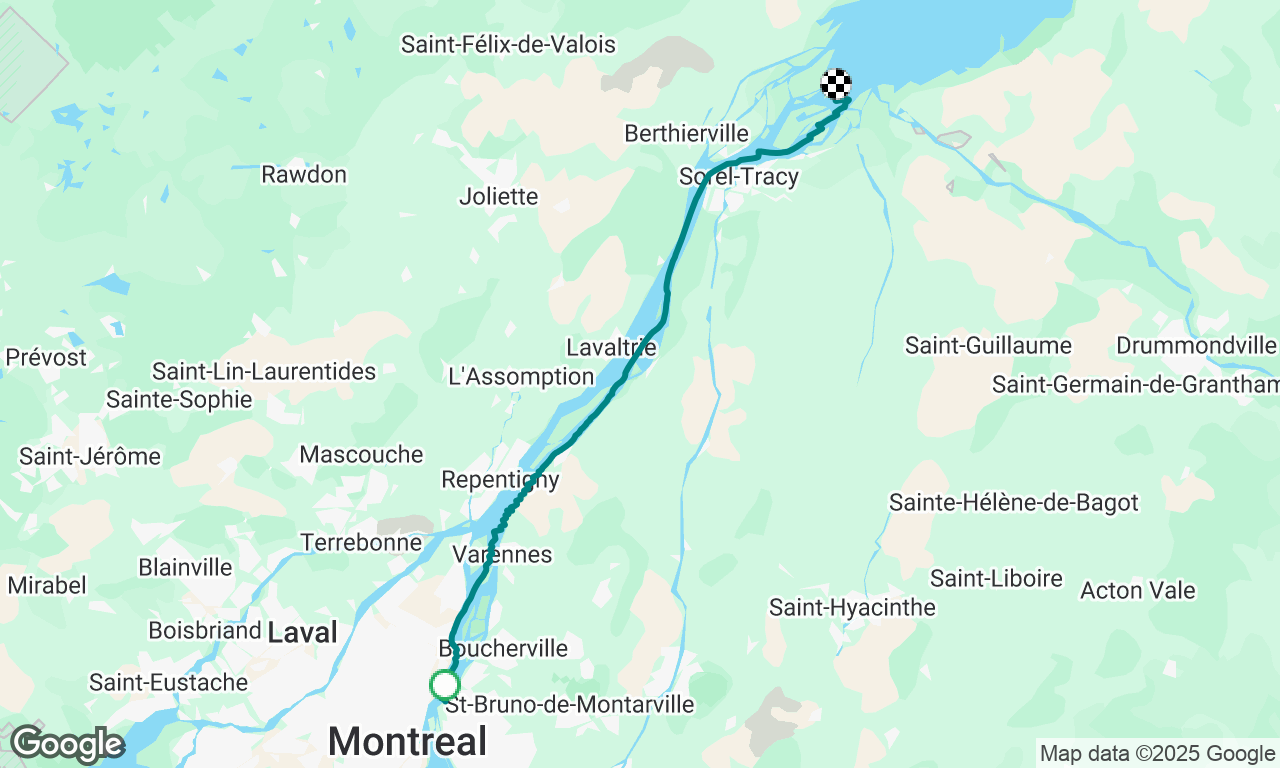 Day 1 - Montréal to Íle Plate