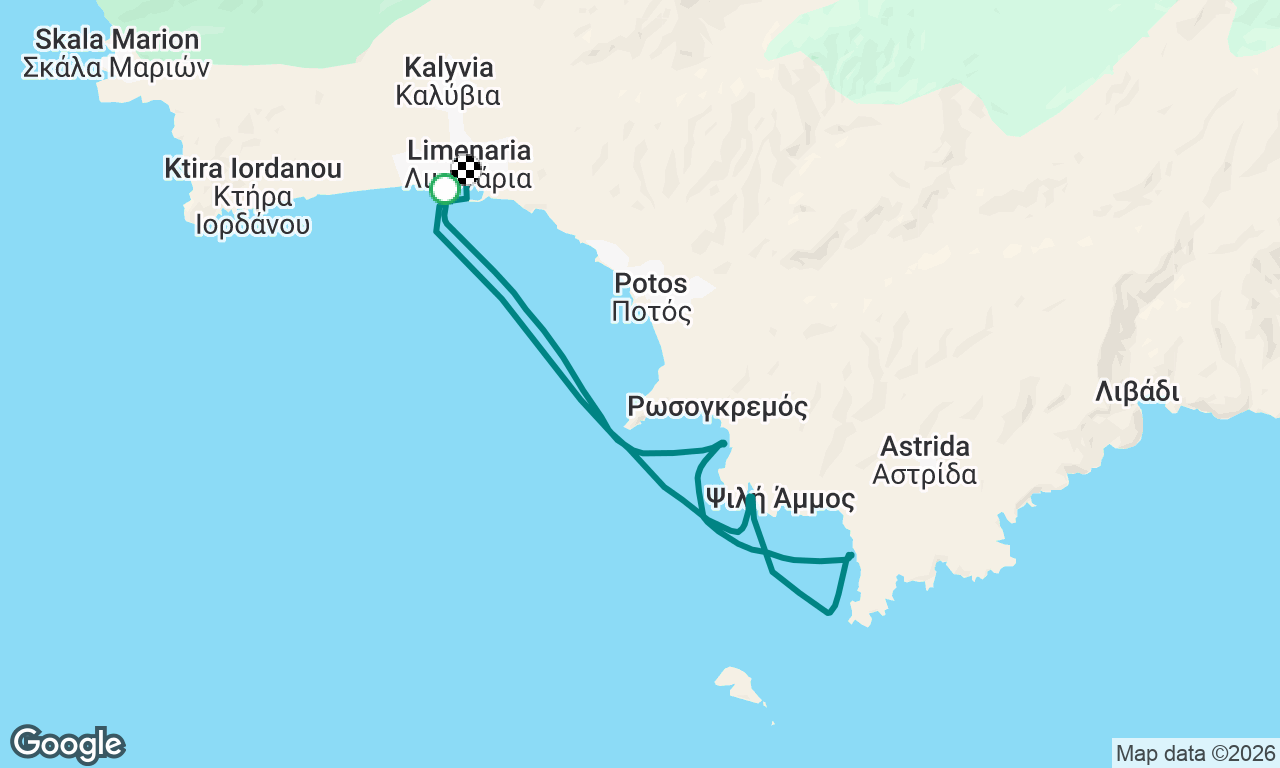 Voyage map