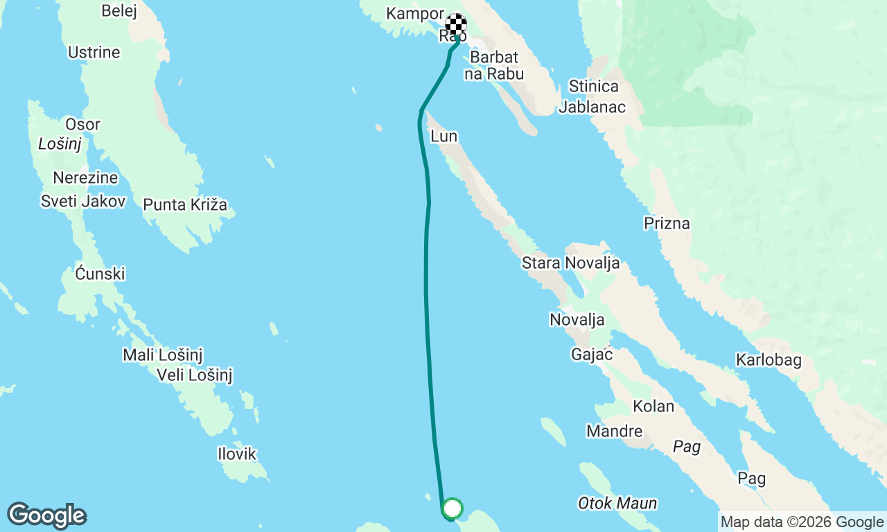 Voyage map