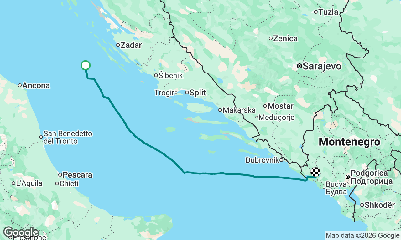 Voyage map
