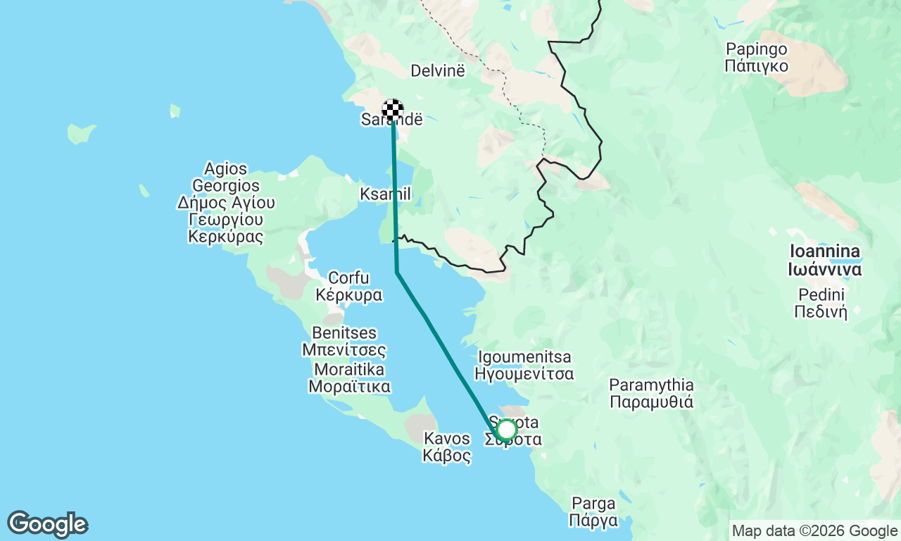 Voyage map