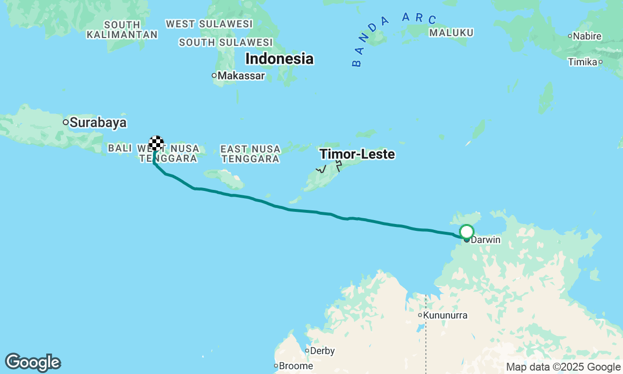 Darwin, Australia to Indonesia (first anchorage)