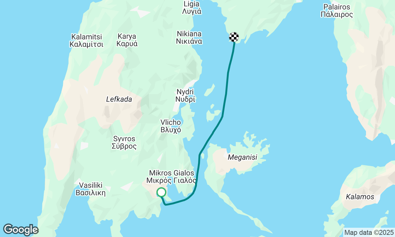 Baker Greek Sail 25 Day 6 Sivota to Vathi Vali