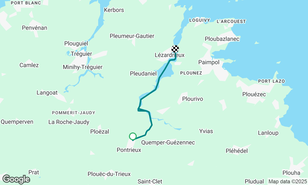Pontrieux to Lezardrieux on way home