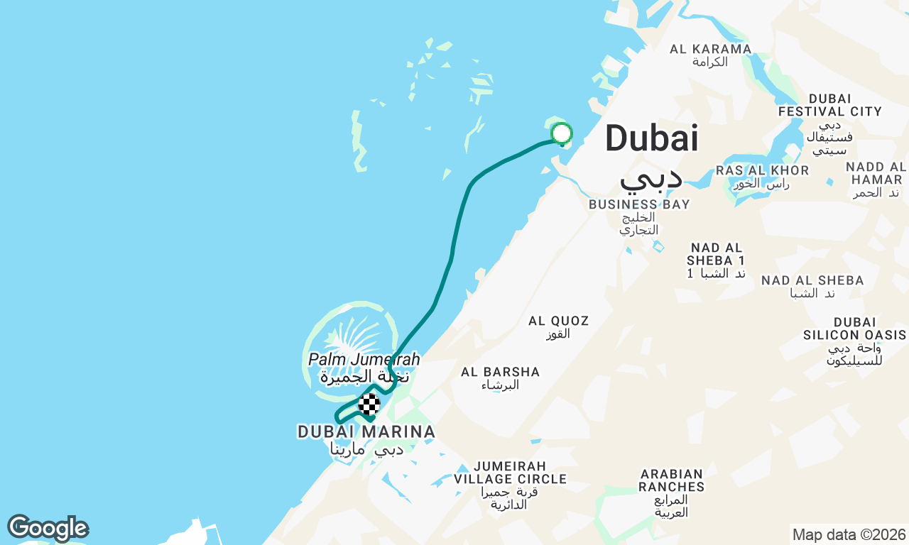 Voyage map
