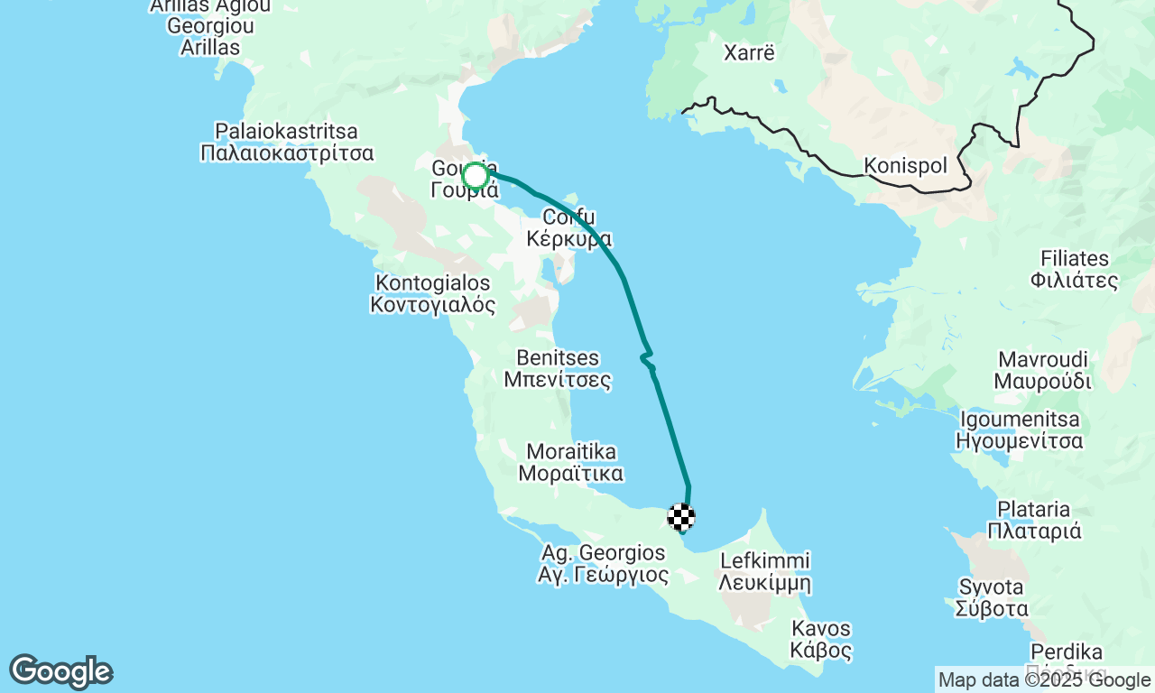 Corfu 1: Gouvia - Petriti