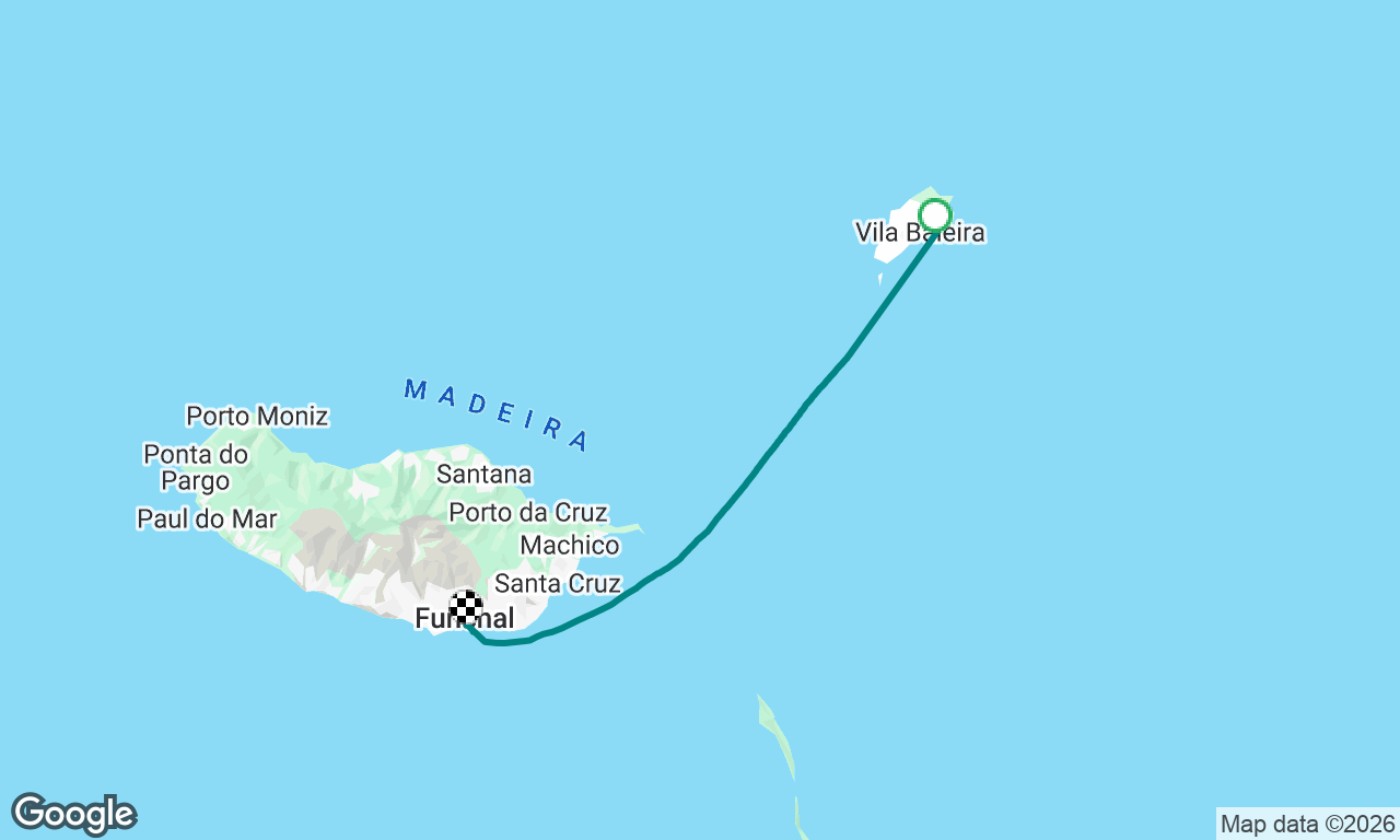 Porto Santo to Funchal 