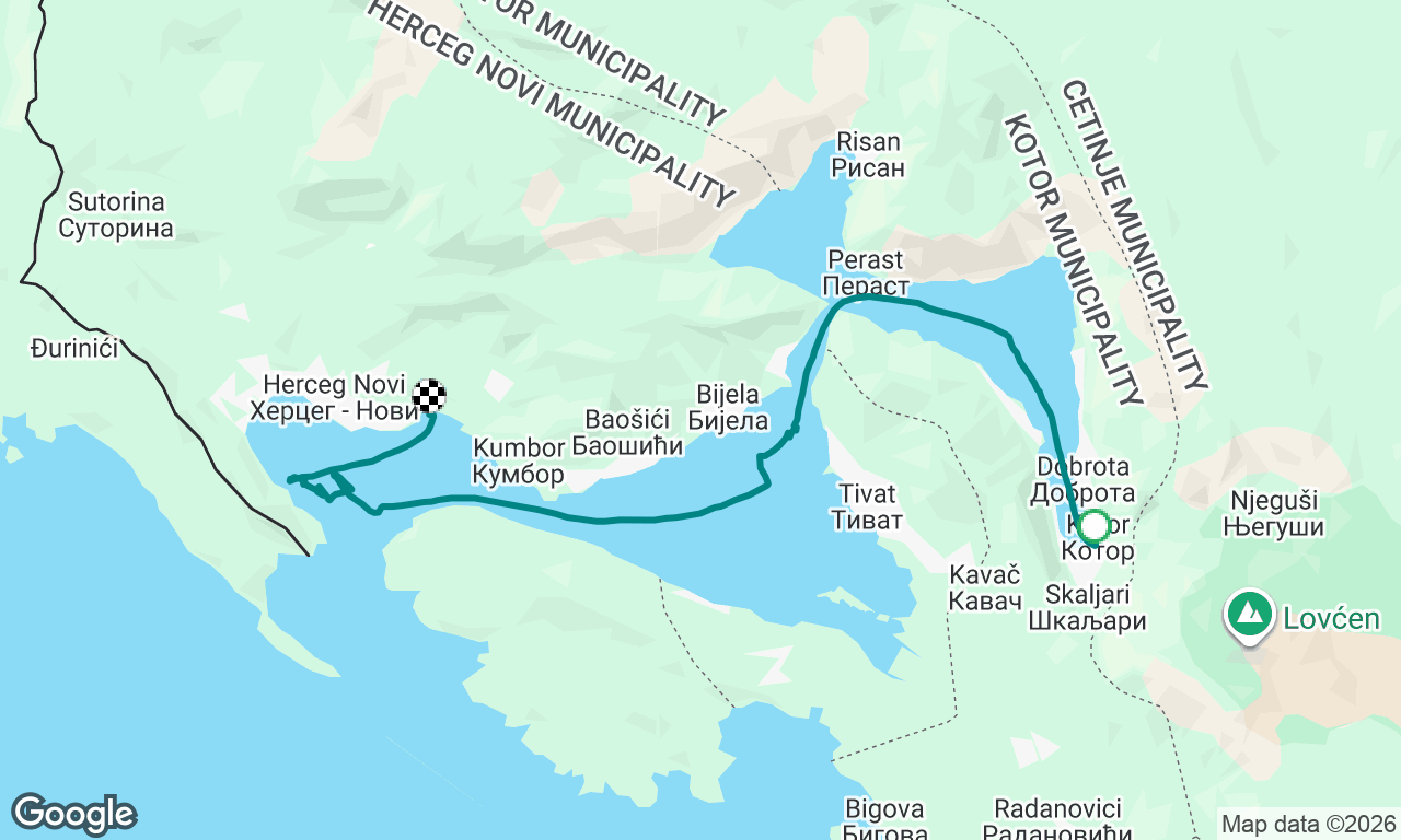 Voyage map