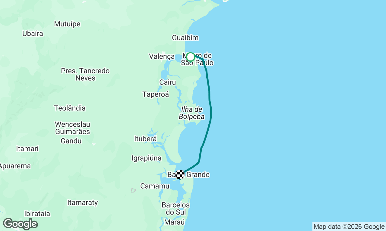 Morro de SP -> Camamu, nem só de sol vive a Bahia