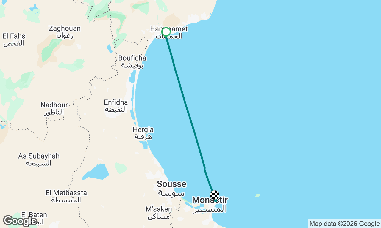 Voyage map