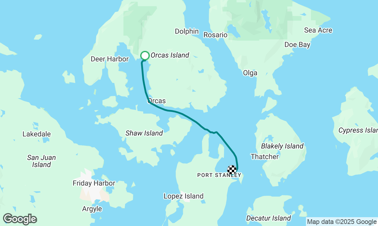 West Sound Orcas to Spencer Spit