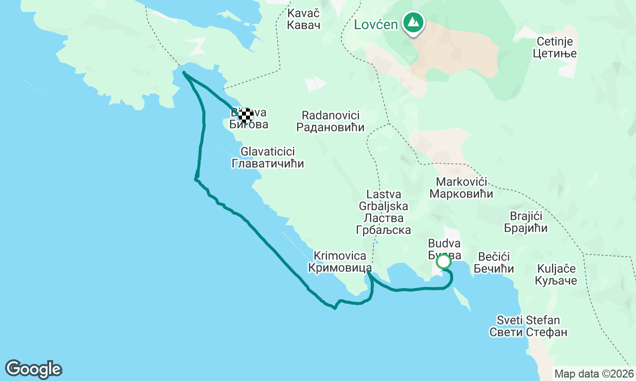 Voyage map