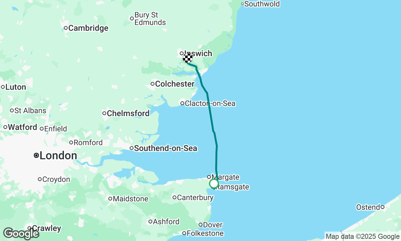 Ramsgate to Woolverstone 