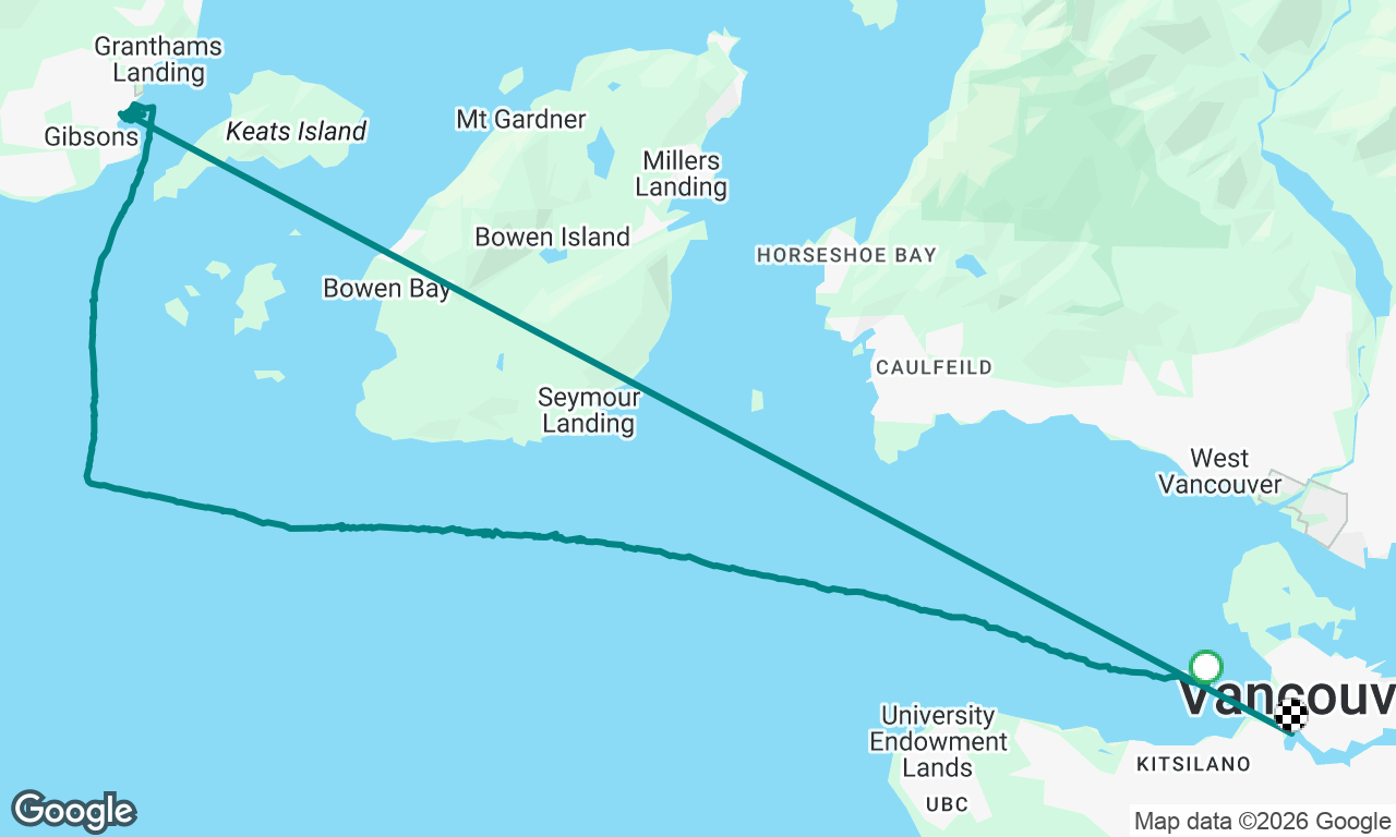 Voyage map