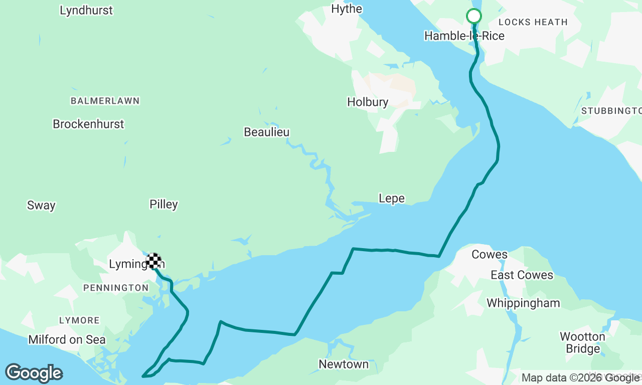 Hamble to Lymington