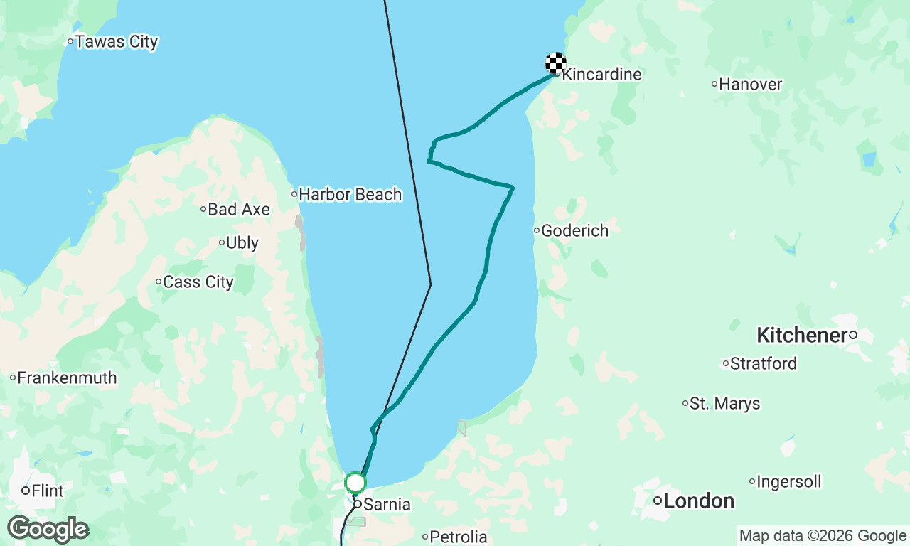 Sarnia to Kincardine