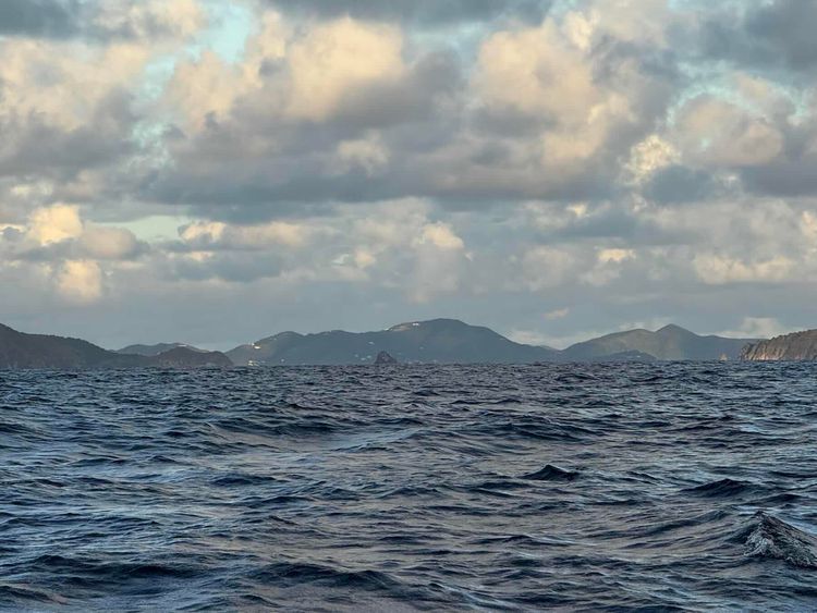 Voyage photo from First Overnight 
Passage
SXM-St John