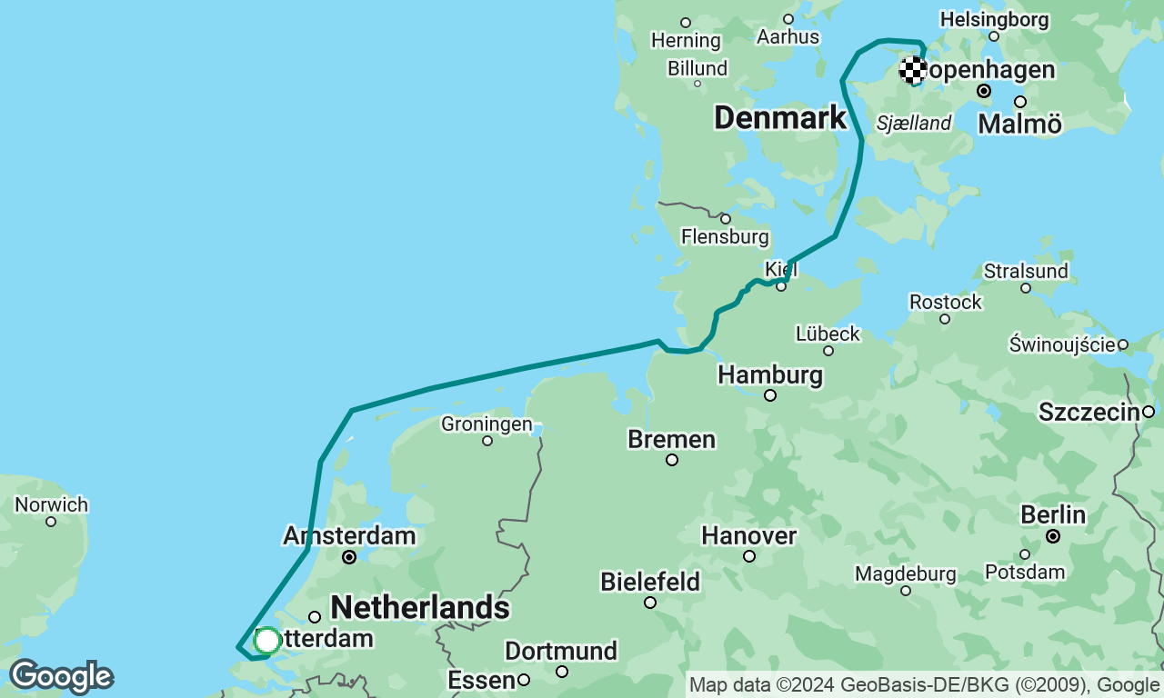 Zierikzee (NL) to Halbaek (DK) 27 Feb - 3 March
