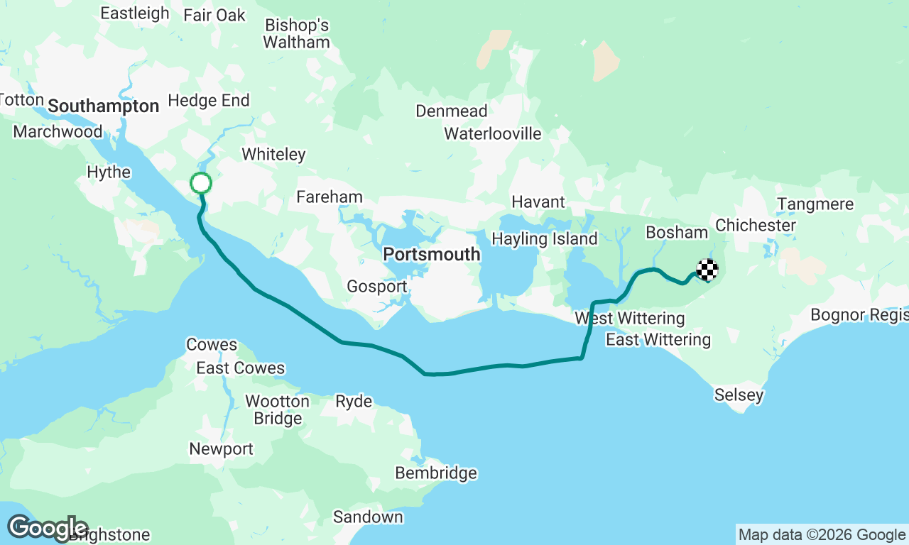 Hamble to Chichester 