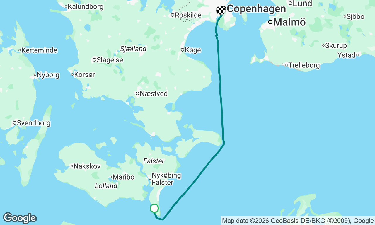Gedser - Kopenhagen Sydhaven