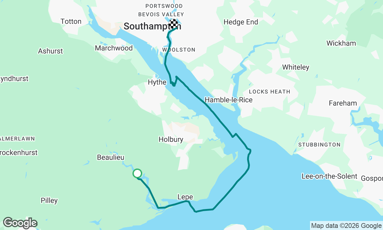 Beaulieu to Shamrock Quay
