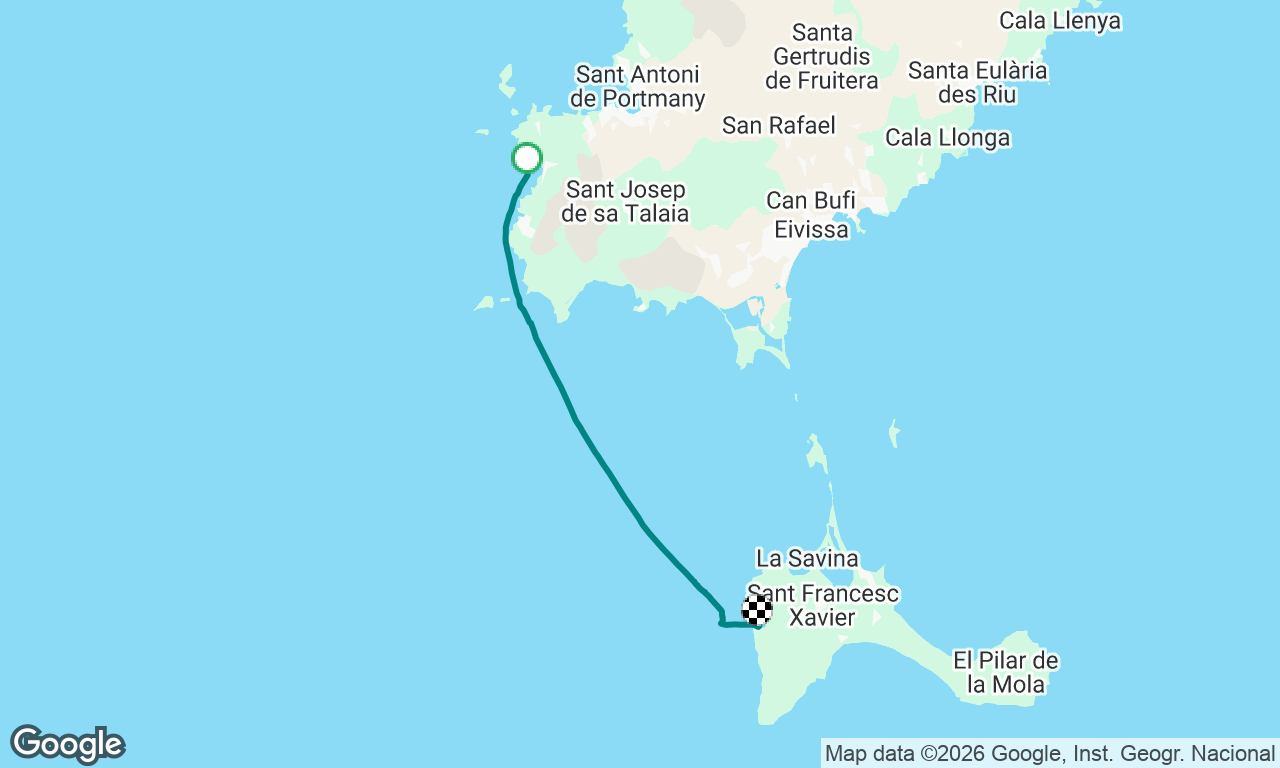 Voyage map
