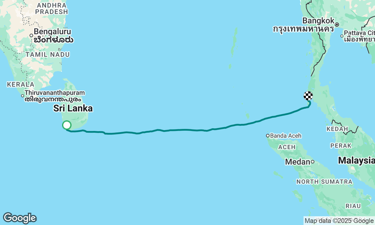 gaul to phuket (indian ocean leg)