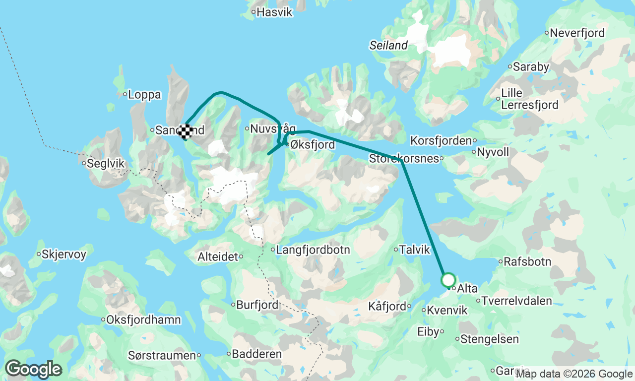 Voyage map