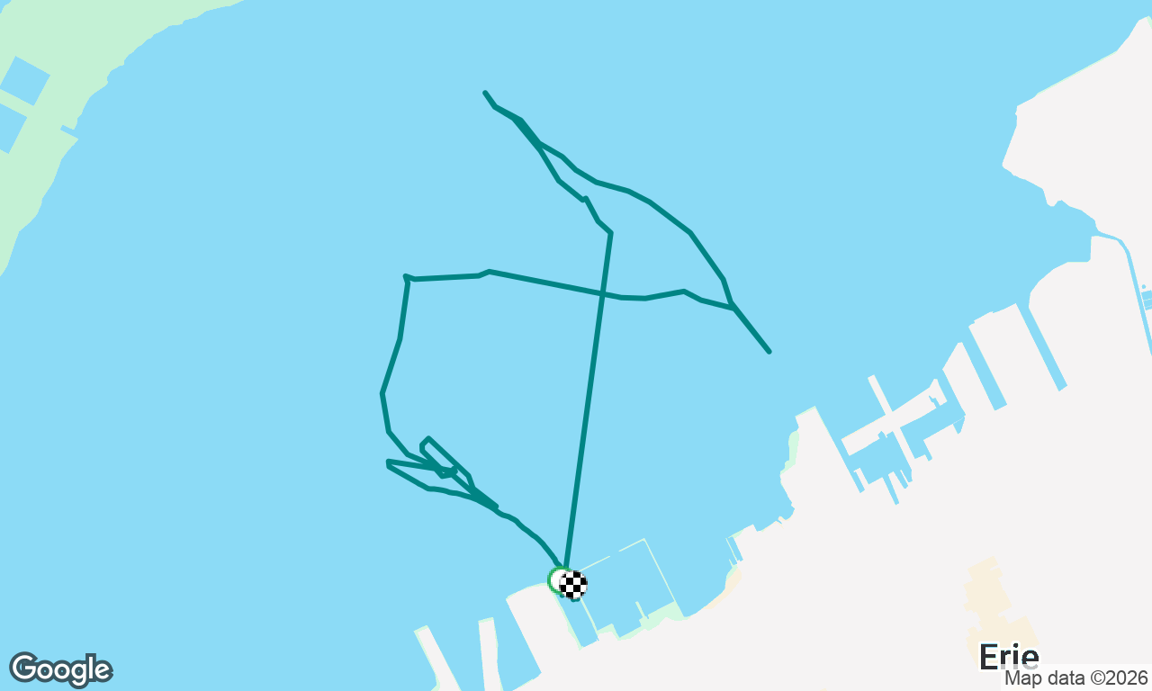 Part of Presque Isle Bay sail.