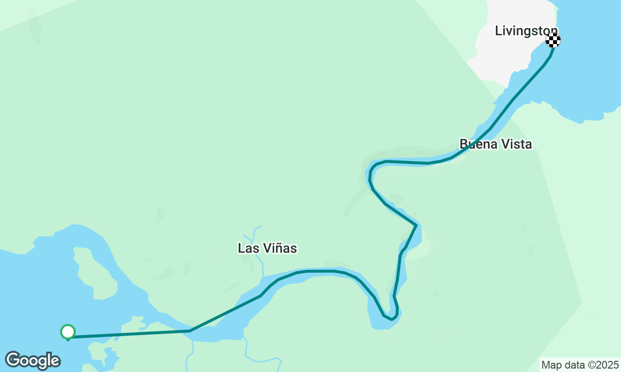 Texas Bay to Livingston, Guatemala