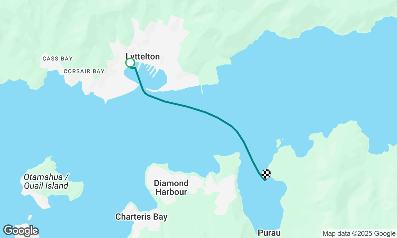 Motor over to Purau for the evening