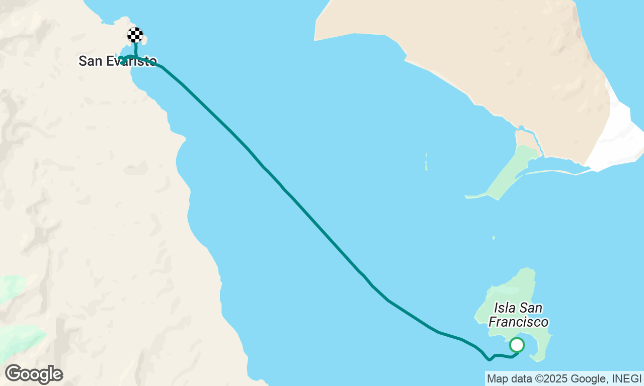 Isla San Francisco to San Evaristo