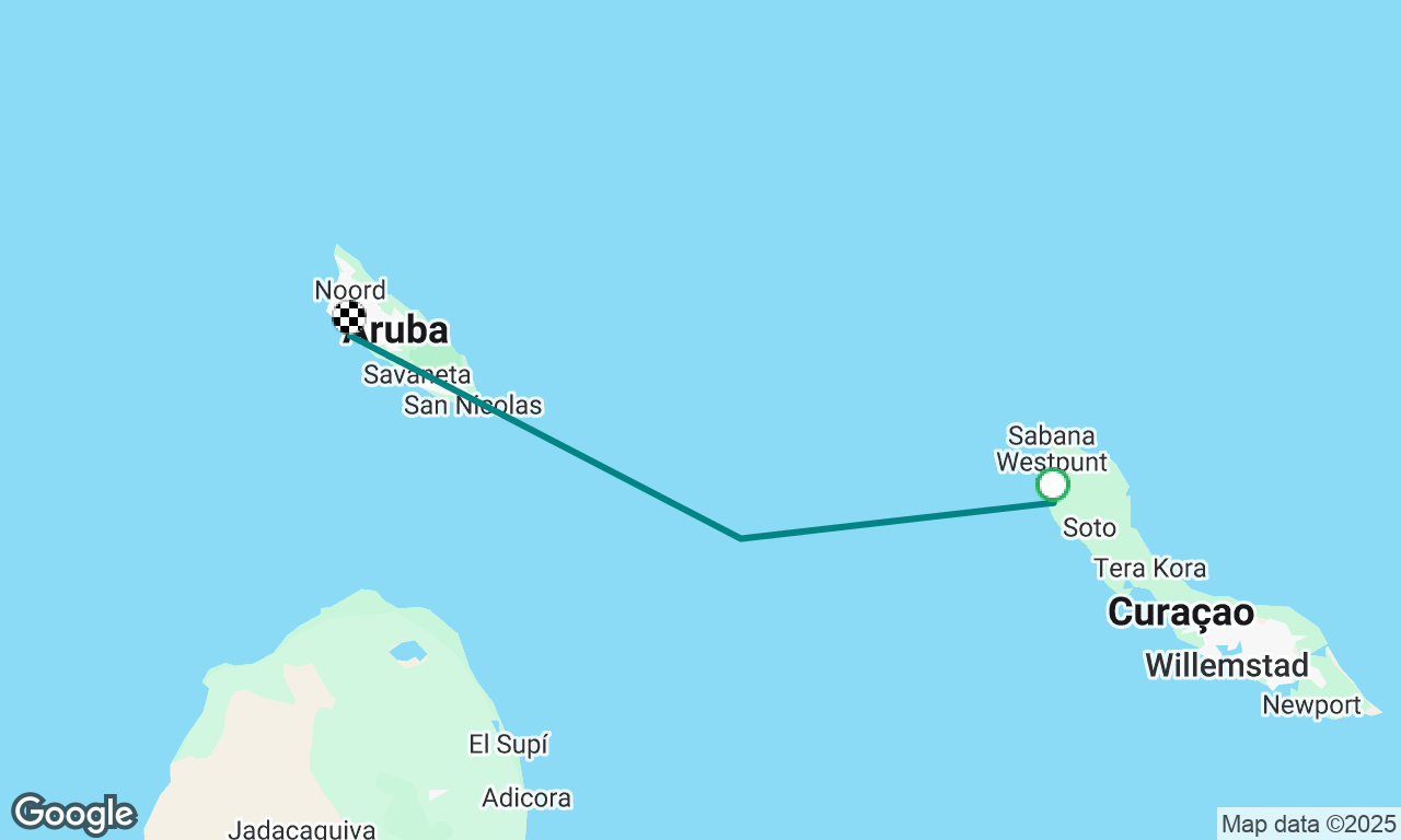 Santa Cruz Curacao to Oranjstad Aruba!