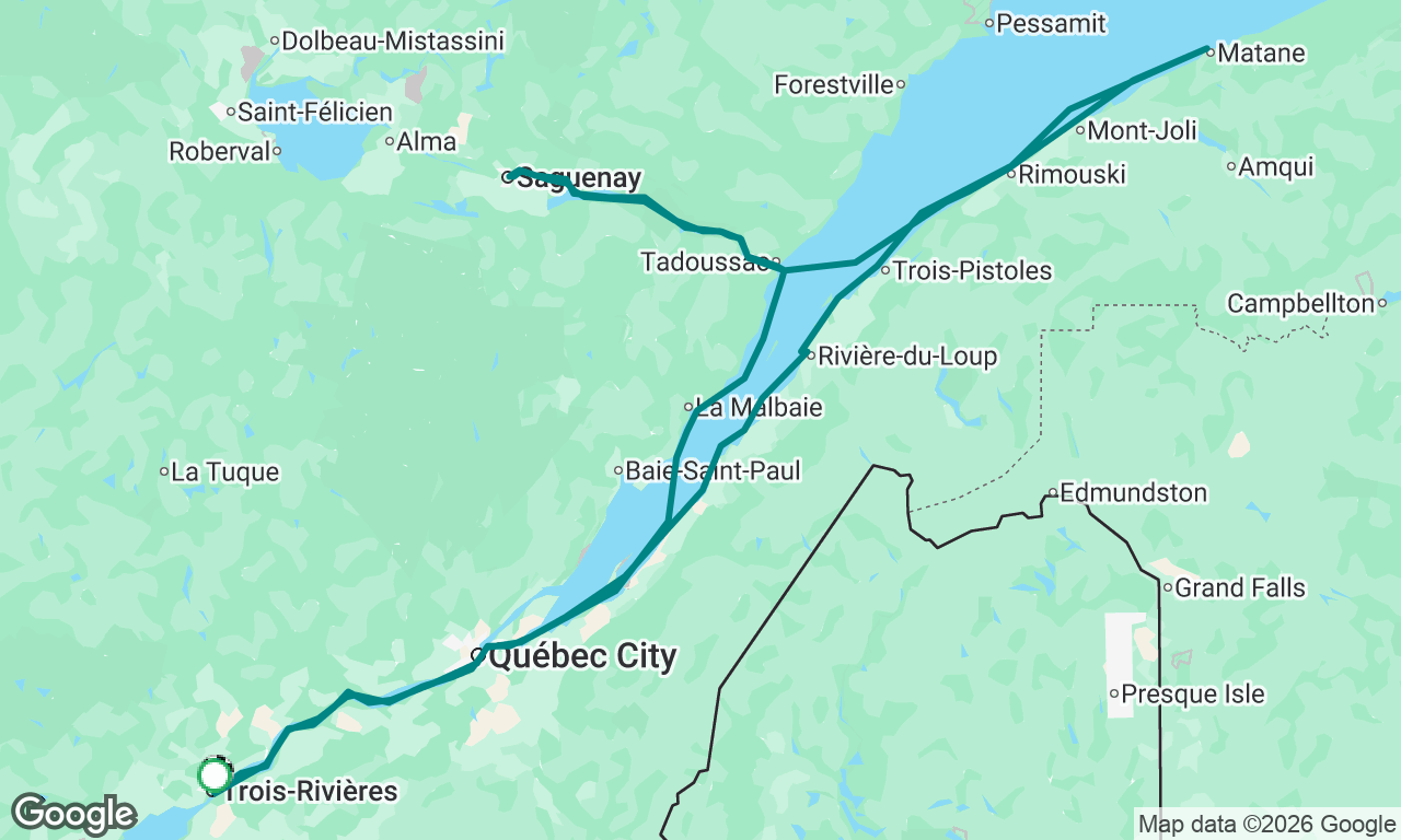 Voyage map