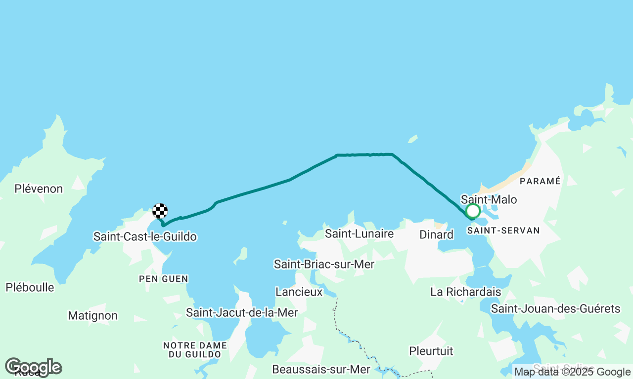 St Servan to St Cast
Night Sail