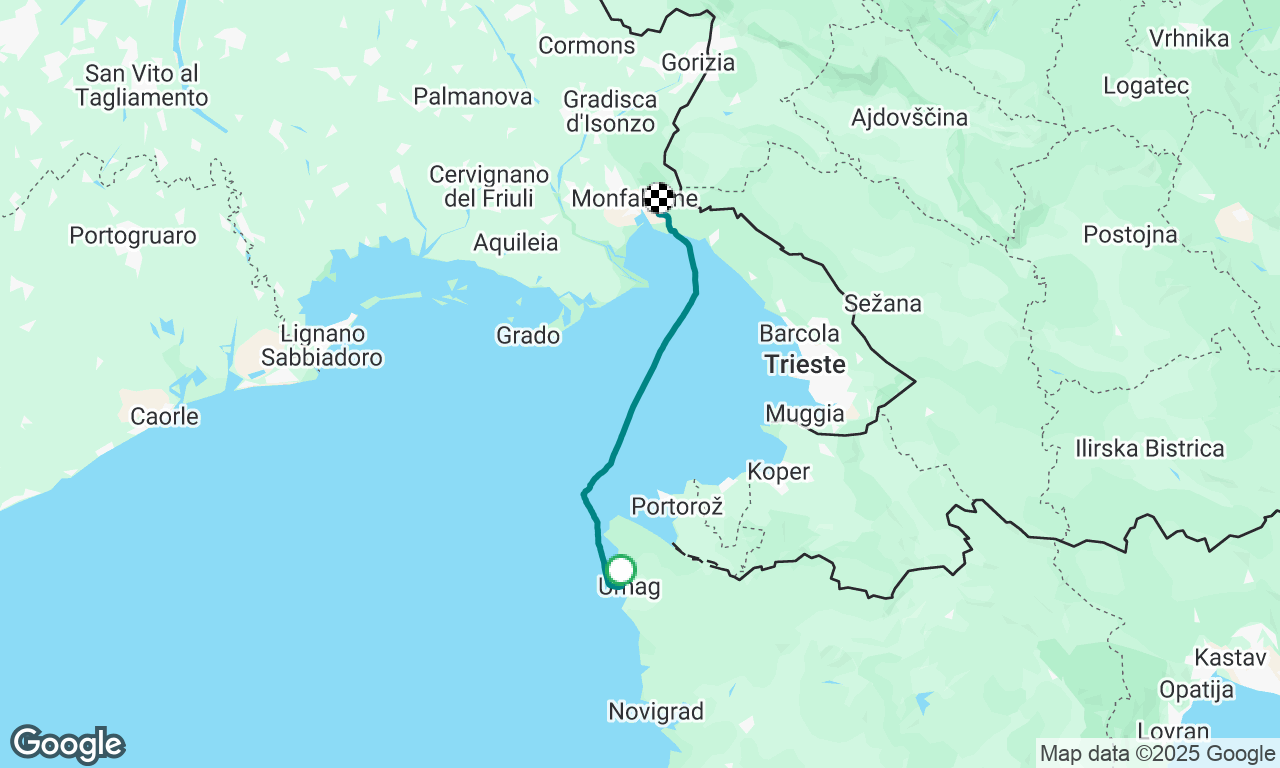 Da Umago a Monfalcone con solo genoa