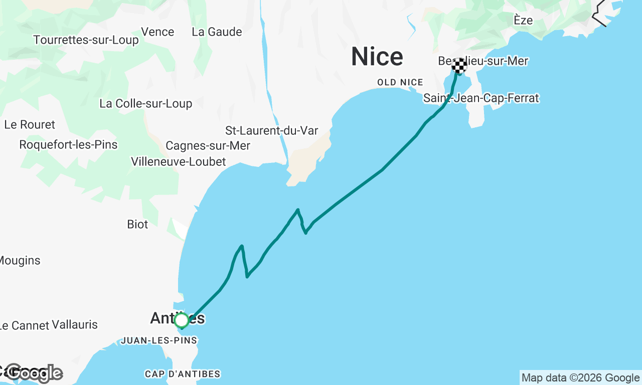Voyage map