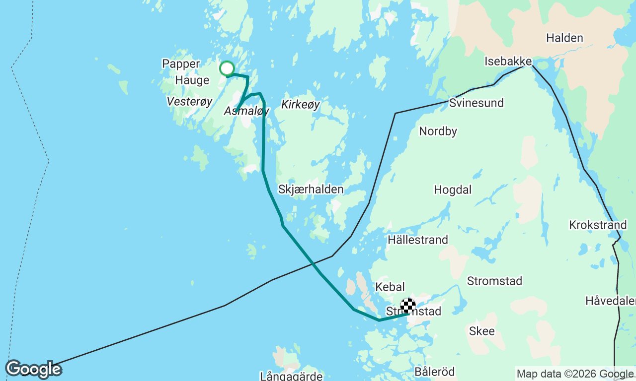 Voyage map