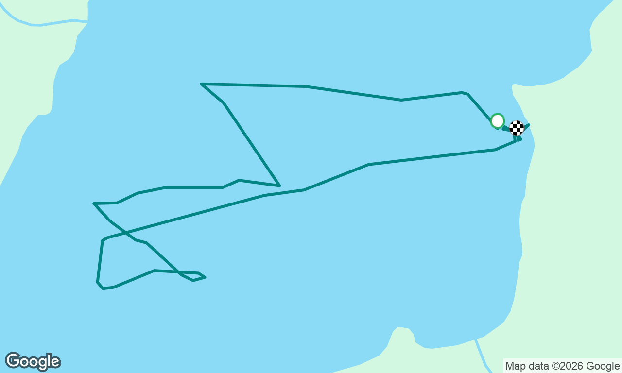 Quick sail the family in heavy wind 