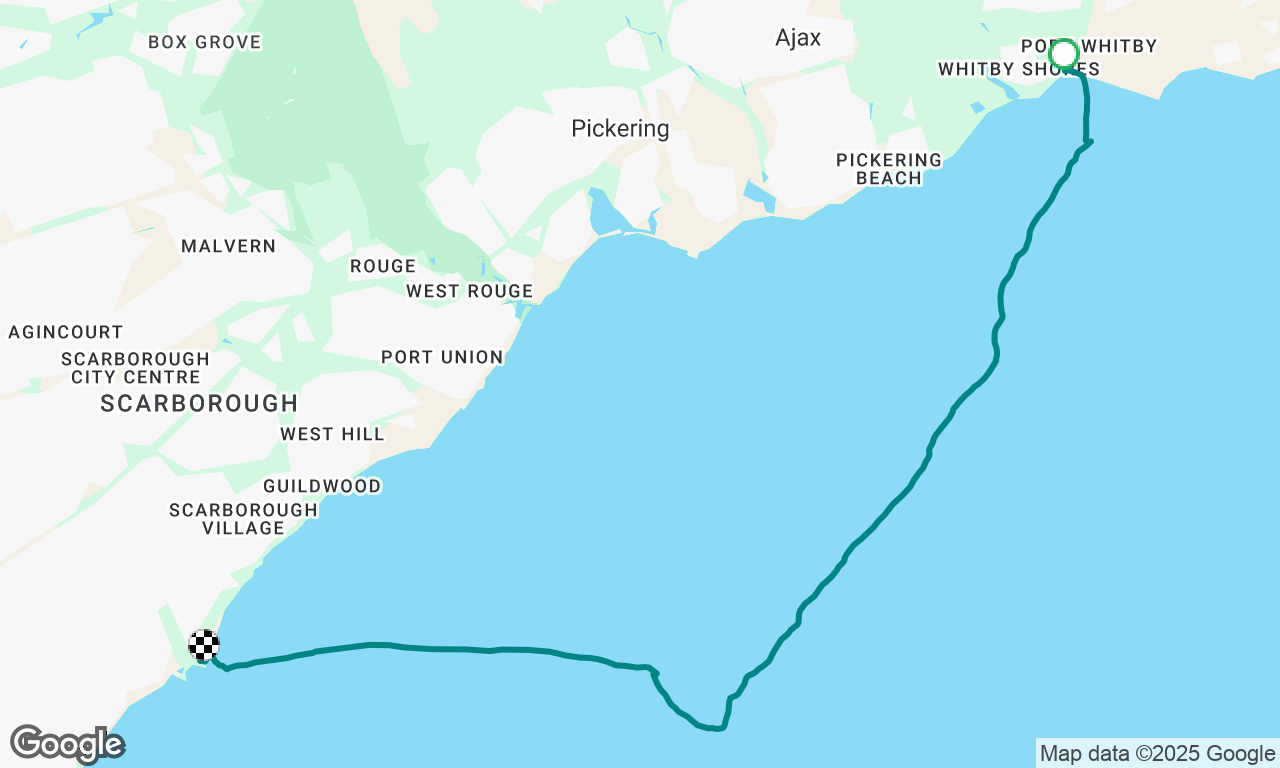Whitby YC to Bluffers Park
