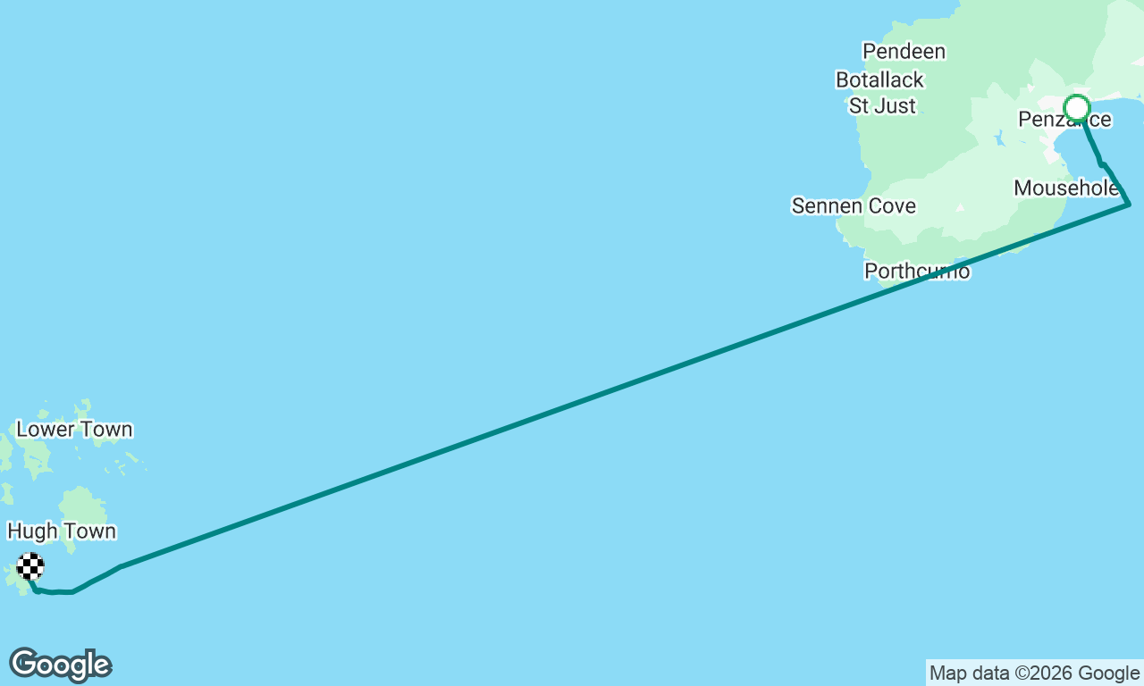 Dag 16, Penzance to Scilly Isles