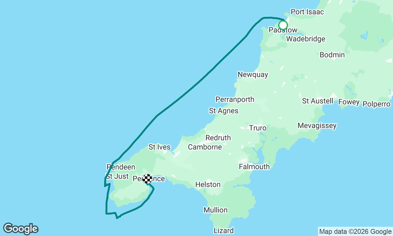 Padstow Penzance 25 08 2026