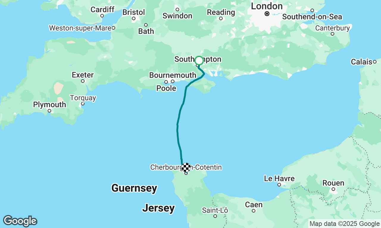 Southampton to Cherbourg