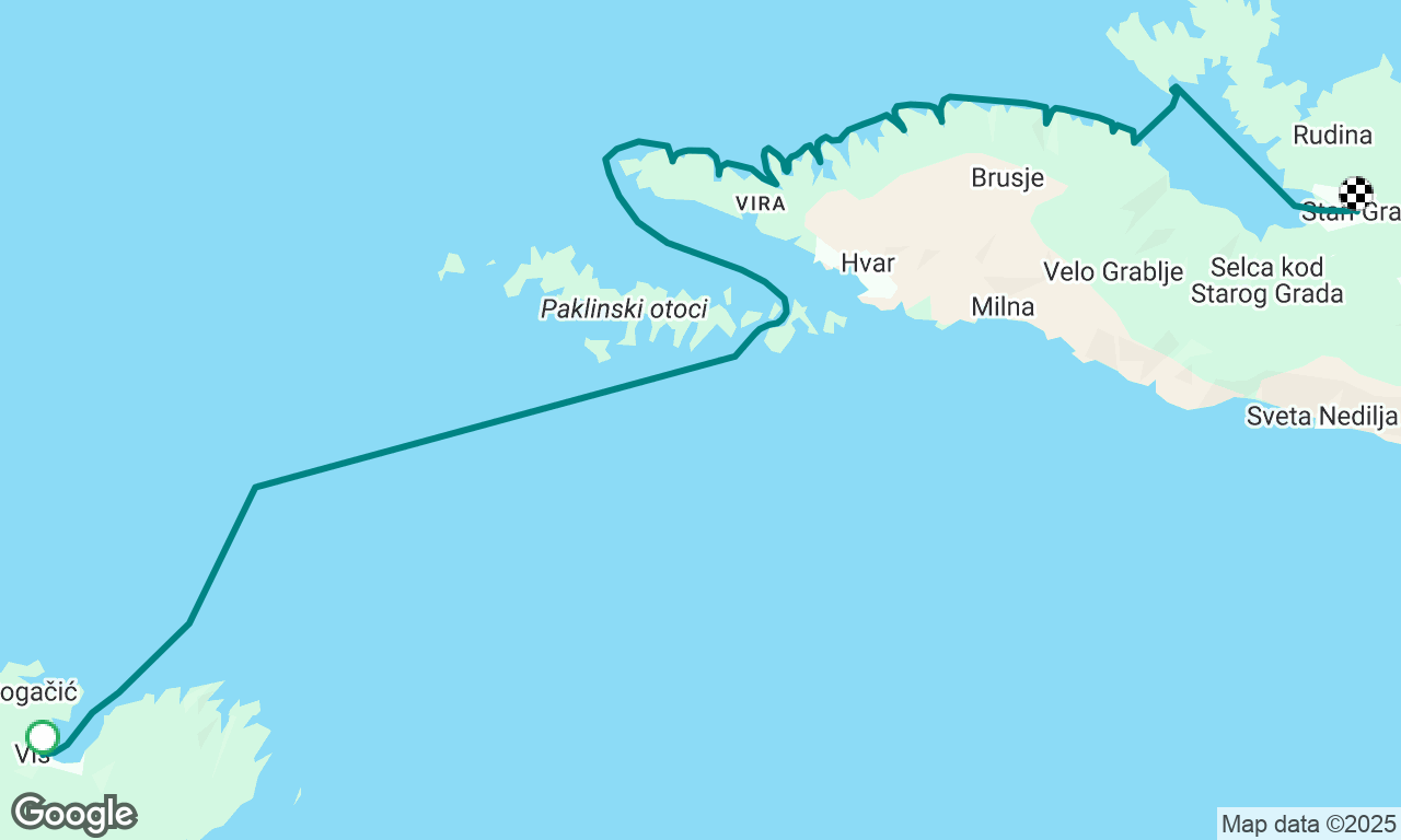 Vis/Vis to Stari Grad/Hvar