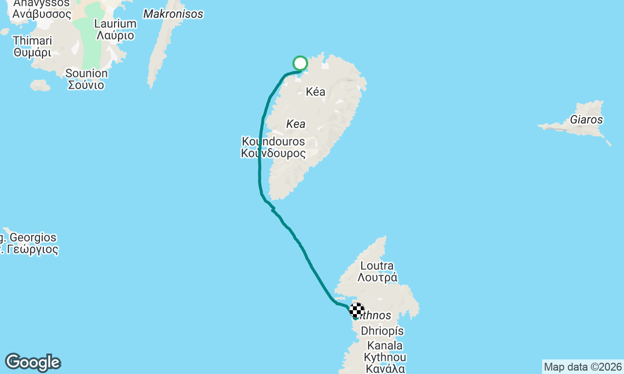 Voyage map