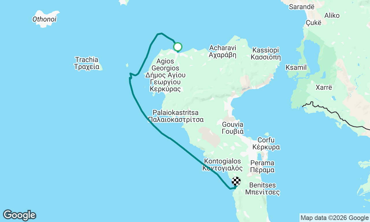 Voyage map