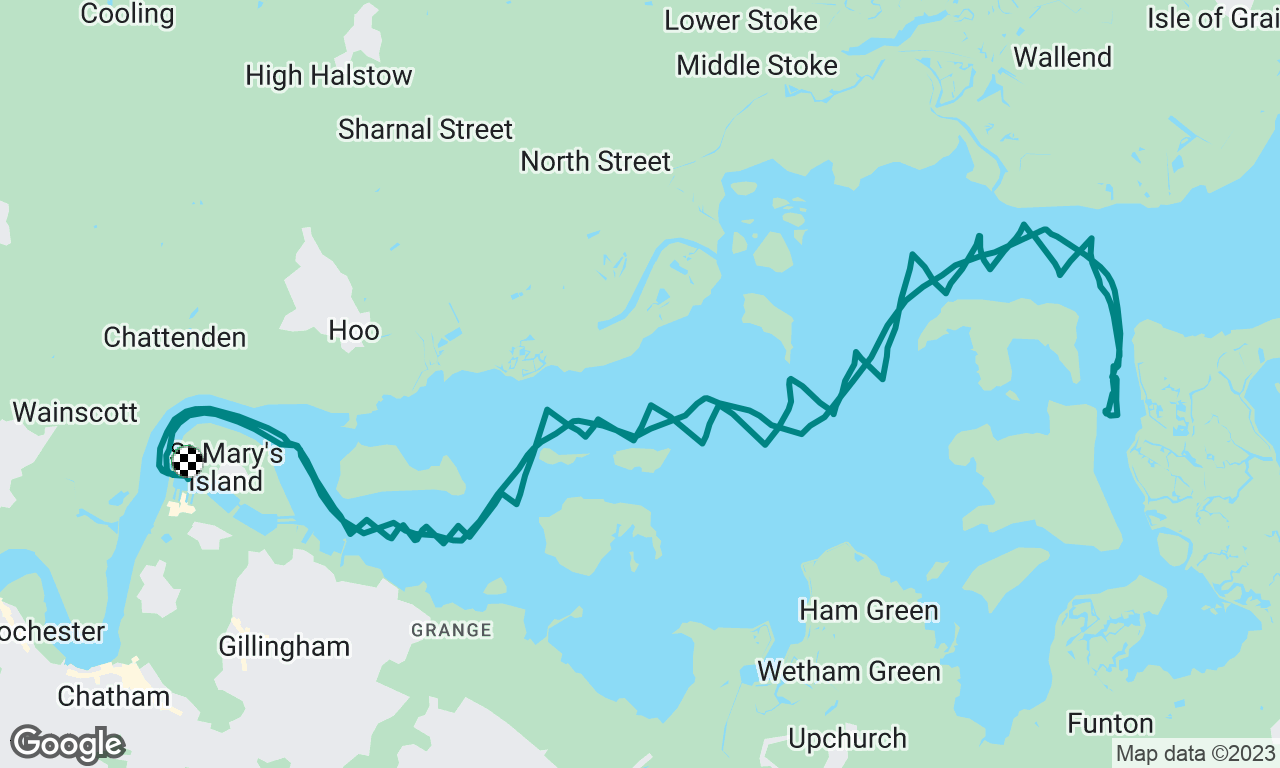 Sail to Stangate Creek and back