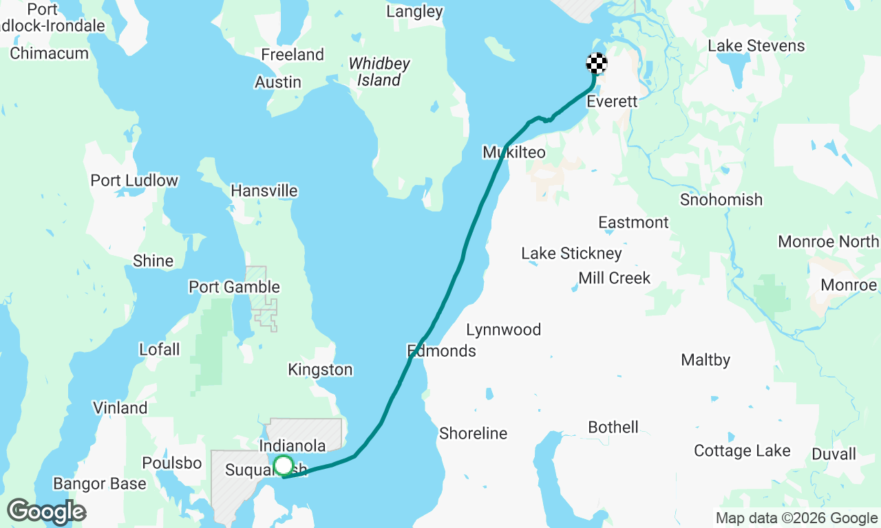 Return from poulsbo