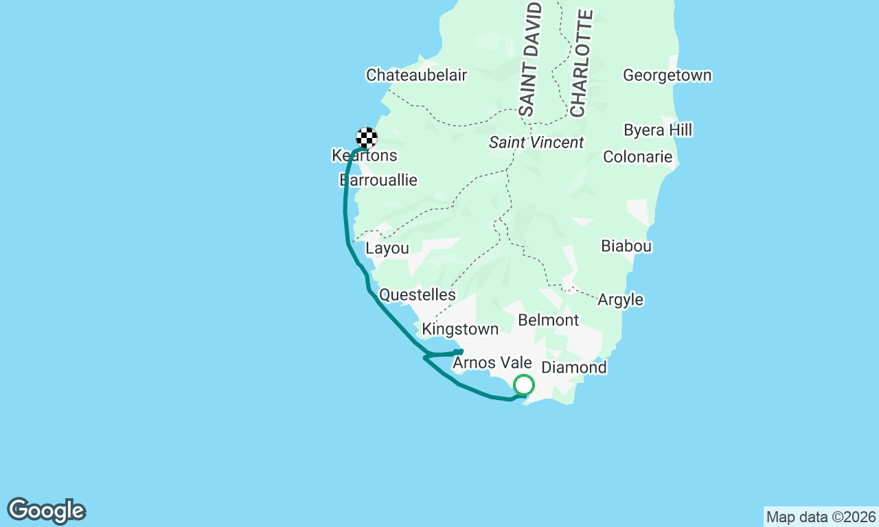 Voyage map